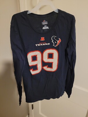 Long Sleeve Jj Watt Women's Shirt JJ Watt Majestic Fan