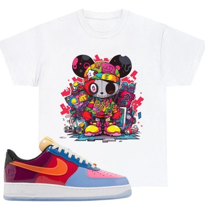 Shirt To Match Undefeated Air Force 1 Total Orange Unisex Tee Psychedelic Shirt 