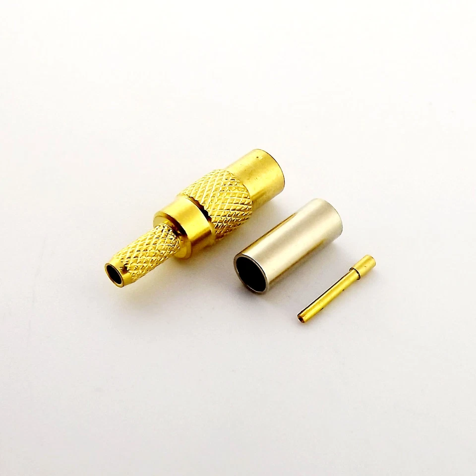 100x MCX Female Jack Crimp For RG174 RG316 LMR100 RG179 RG188 Cable RF Connector - Image 4 of 4