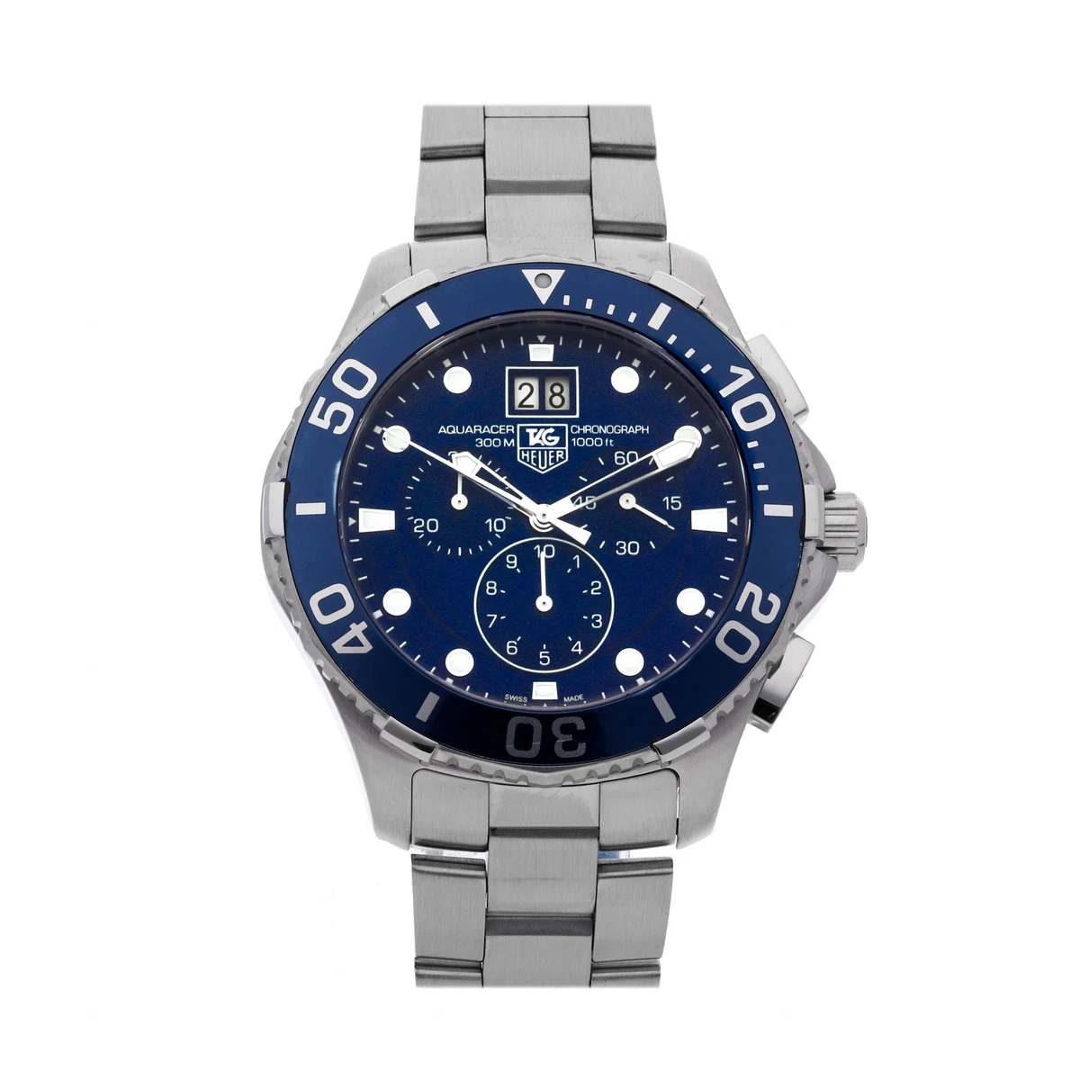 Tag heuer aquaracer cheap quartz 43mm mens watch