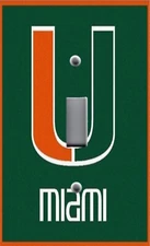  UNIVERSITY OF MIAMI Light Switch Plate Switchplate & Wall Outlets