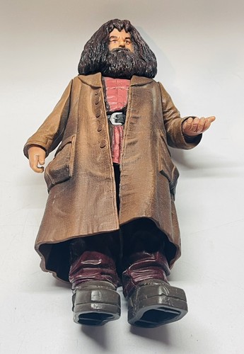 Harry Potter Rubeus Hagrid 9” Action Figure Mattel 2001 Warner Bros Good Cond - Picture 3 of 3