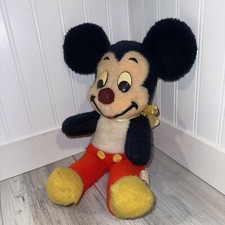 Vintage 1950s California Stuffed Toys Mickey Mouse-Walt Disney Productions 17"