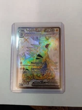 NM Pokemon Obsidian Flames Tyranitar EX Ultra Rare Full Art 211 #211/197