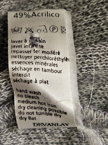 Lacoste Pullover Herren Gr. 4 oder M grau College Prepy Alligator Cardigan Wolldesign - Bild 7 von 16