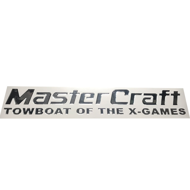 MasterCraft Boat Brand Decal 750285 2008 X45 Blue Silver (Set of 2) eBay
