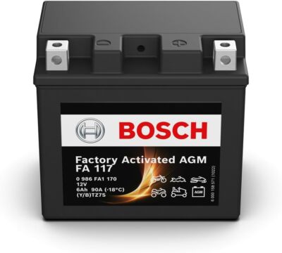 BOSCH AKKU FA111 YTZ7S 12V 6AH GEBRAUCHSFERTIG VERSIEGELT MOTORRAD SCOOTER