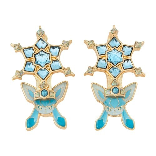 Pokemon Center Pokemon accessory Clips Earrings Ice Terastal Glaceon 2 pcs