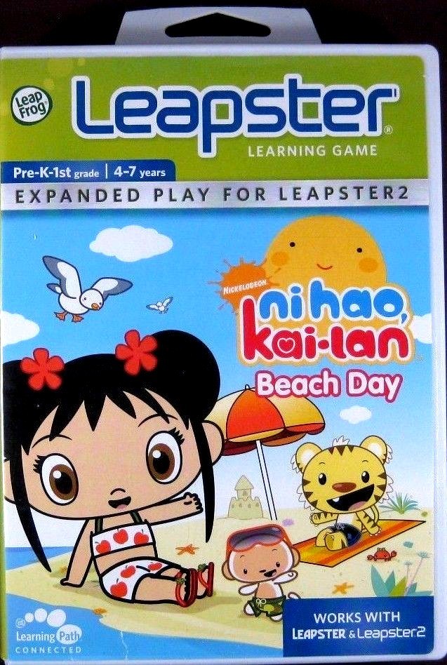 LEAPSTER Nickelodeon Ni Hao Kai-Lan Beach Day Pre-K 1st Grade: age