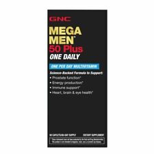 GNC Mega Men 50-plus One Daily Multivitamin - 60 Tablets