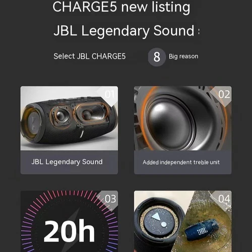 Hot popular J B.L CHARGE5 portable waterproof (IP67) Bluetooth speaker*** - Picture 3 of 29