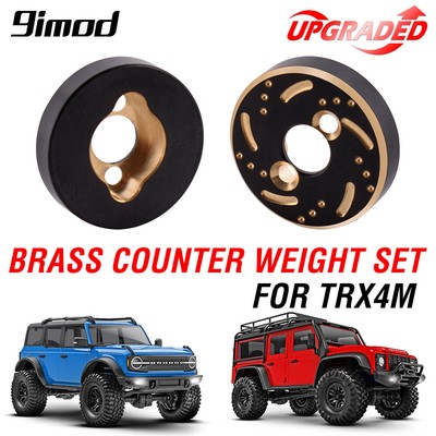 Upgrade Brass Heavy Duty Brass Counter Weight for Traxxas TRX4M 1/18 RC Crawler
