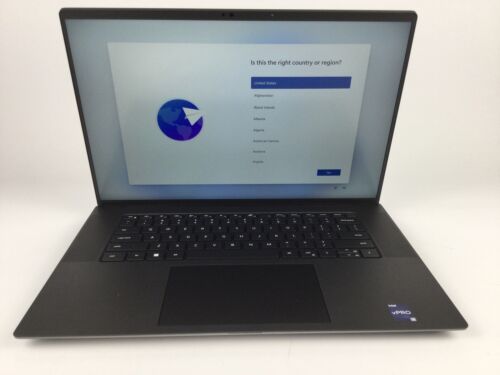 Dell Precision 5680 i9-13900H 32GB RAM 256GB NVMe Win 11 Pro No AC Adapter