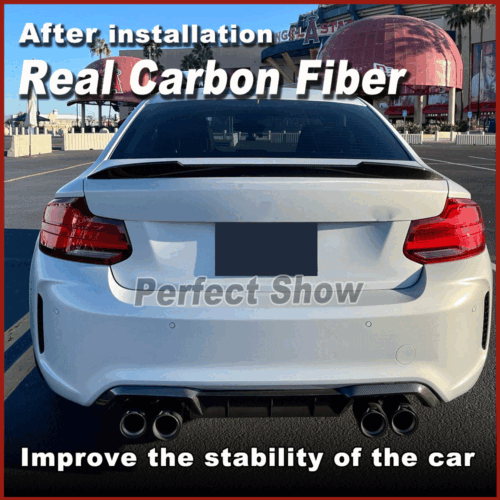 Alerón trasero de carbono alerón borde de demolición se adapta a BMW Serie 2 F22 M2 F87 M235i M240i - Imagen 2 de 12
