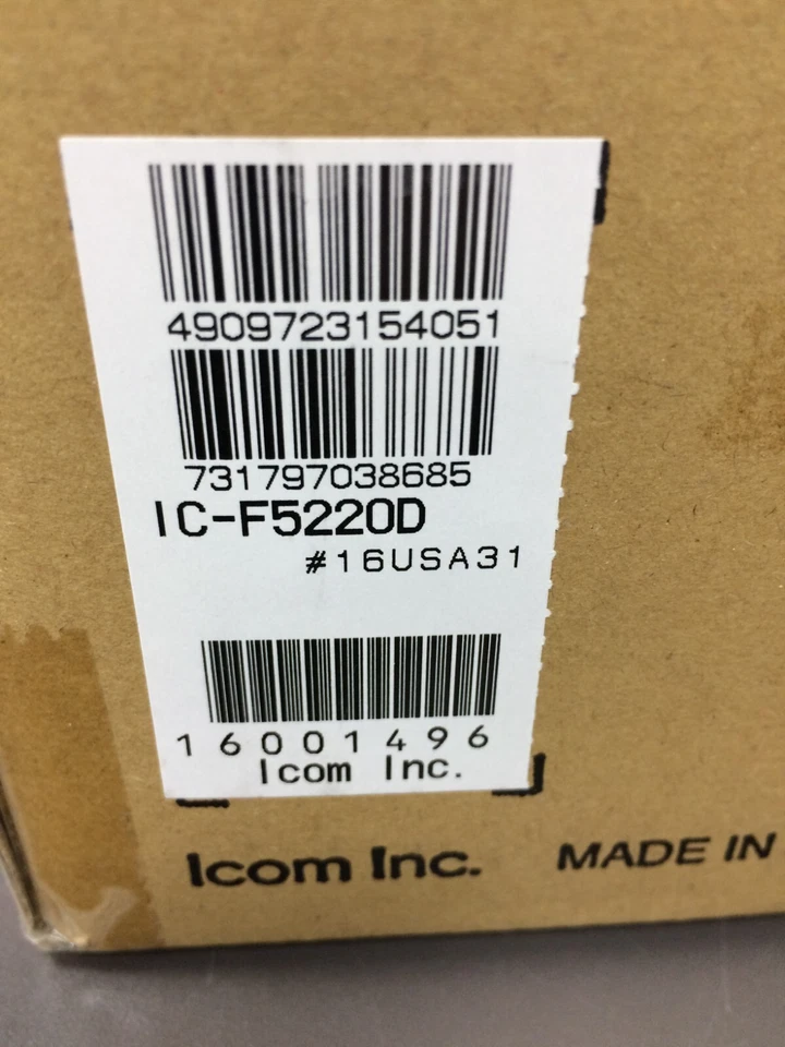 NEW IN BOX, ICOM IC-F5220D, 50W, 128 CH, VHF 136-174 MHz, Analog & Digital - Image 2 of 4