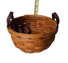 Vintage 1991 Longaberger Basket Handwoven Dresden, Ohio USA