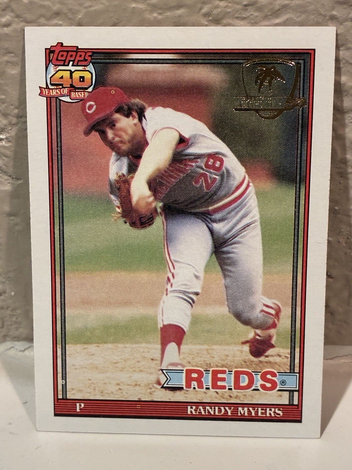 1991 Topps Operation Desert Shield Randy Myers #780 Cincinnati Reds NRMT J