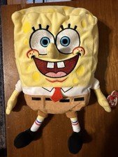2006 Ty Beanie Baby  SPONGEBOB SQUAREPANTS  Stuffed Animal 12  Plush /Tag NEW