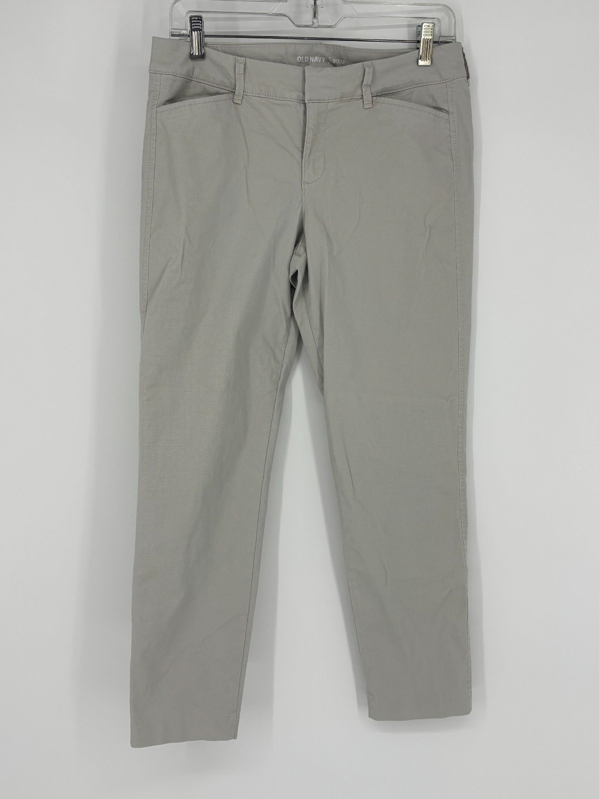 Old Navy Beige Khakis Pixie Slim Fit Cropped Ankl… - image 1