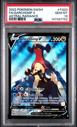 Garchomp V TG23 Astral Radiance Trainer Gallery Full Art Holo