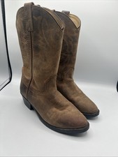 Smoky Mountain Western Boots Style 3034Y Leather Brown Kids Youth Size 4