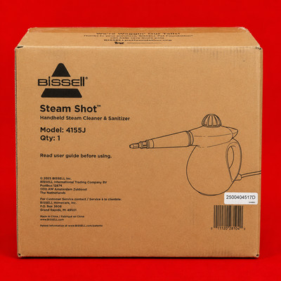 Bissell Steam Shot 4155J Handheld Steam Cleaner Sanitizer Portable Steamer
