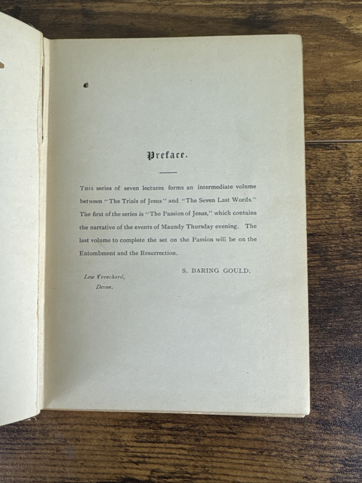 THE WAY OF SORROWS ~ SEVEN DISCOURSES FOR LENT ~ BY S. BARING GOULD