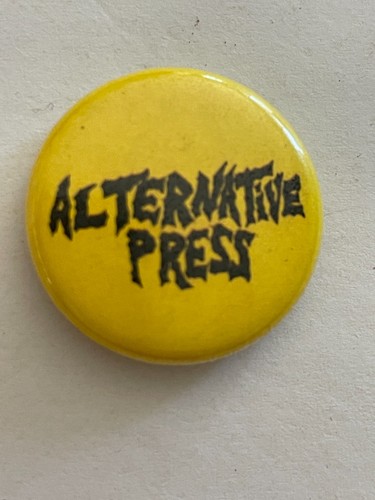 Alternative Press Button Pin Yellow Pin