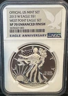 2013-W SP70 ENHANCED Finish American Silver Eagle West Point NGC
