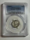 1942/1 Mercury Silver Dime 10c PCGS VG Detail Key Date Variety
