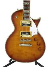 LTD ESP Deluxe EC-1000FM Electric Guitar LP Type Amber Sunburst Tested