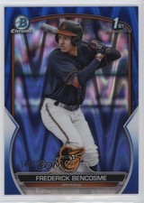 2023 Bowman Chrome Prospects Blue RayWave Refractor /150 Frederick Bencosme 2o0