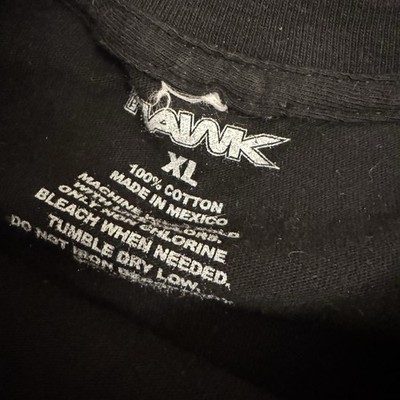 Tony Hawk Shirt Mens Extra Large Black AOP Graphic Skater Bird | eBay