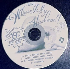 RAYE - WHERE IS MY HUSBAND! Remixes CD PROMO 4 tracks rare single
