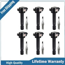 Image not found 6 Pack Ignition Coil & Iridium Spark Plug for 2008-12 Honda Acco