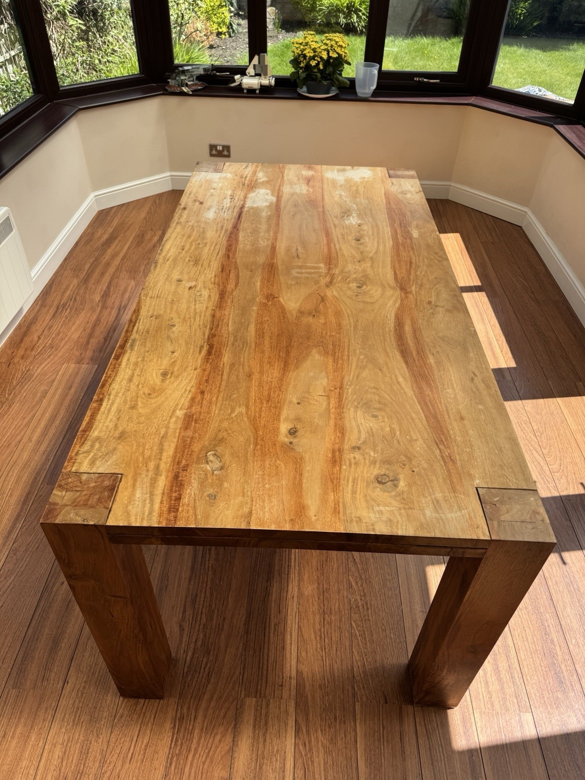 Solid Mango Wood Dining Table (180cm x 90cm)
