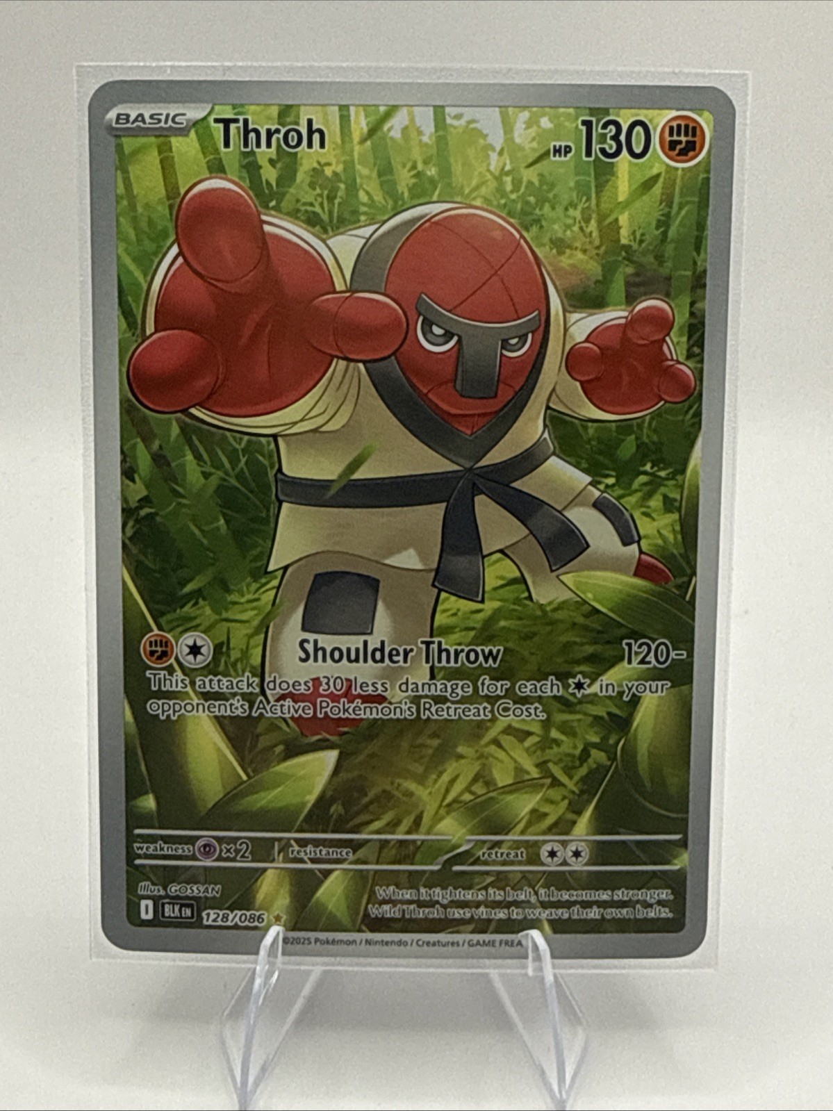 Pokémon TCG Throh Illustration Rare 128/086 Black Bolt