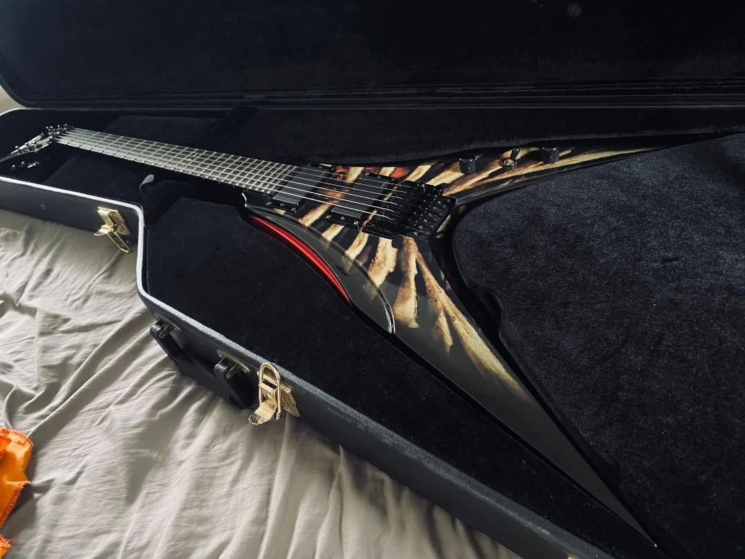 ギター DBZ Venom GX Thoracic [FLYING V] DBZ Venom GX Thoracic Flying V Electric Guitar EMG 81/85