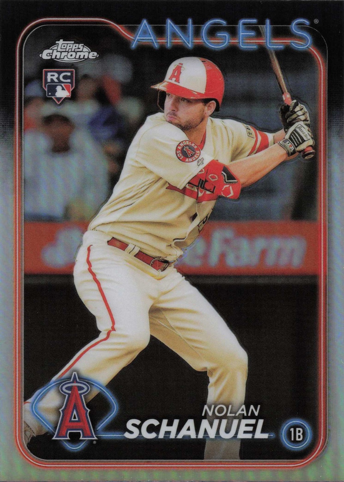 2024 Topps #53 Nolan Schanuel Rainbow Foil