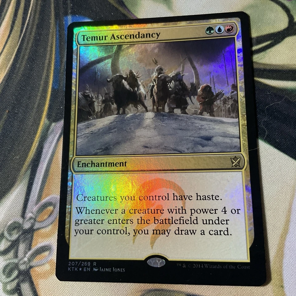 Temur Ascendancy [Khans of Tarkir] Magic MTG FOIL NEVER PLAYED MINT - Image 2 of 4