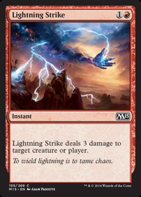 1x Lightning Strike - Foil Light Play MTG Magic - Kid Icarus -