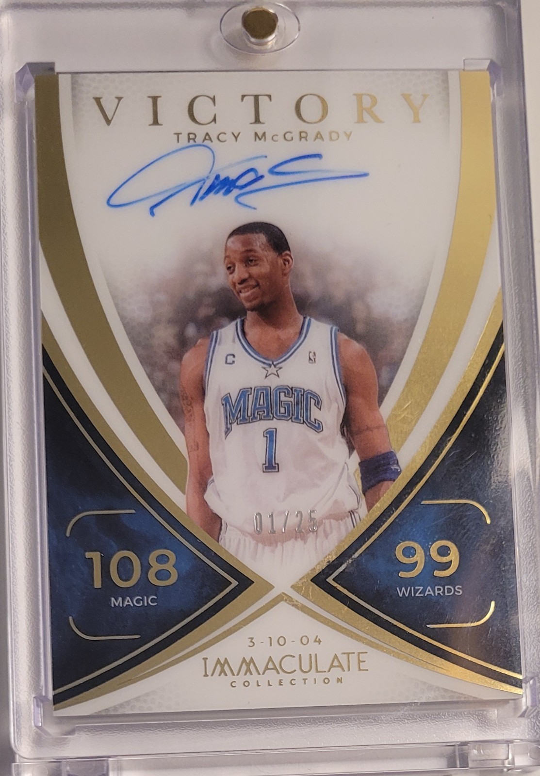 2024-25 Panini Immaculate Tracy Mcgrady Victory Signatures Auto 1/25 #VS-TCM 🔥