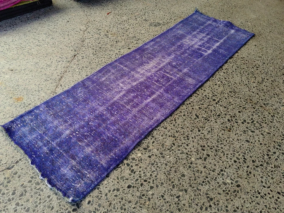 2.6x8.7 ft Turkish Antique runner Bohemian Runner rug Oushak rug Vintage Runner - Image 2 of 4