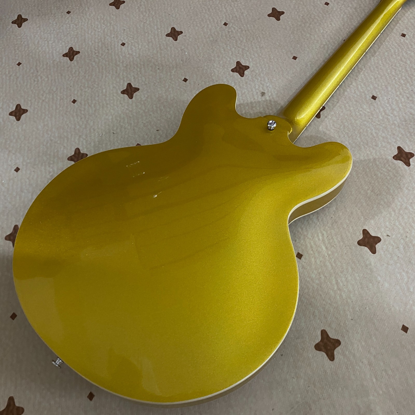 DG 335 GoldTop Electric Guitar Semi-Hollow Body rosewood fretboard FREE Shipping