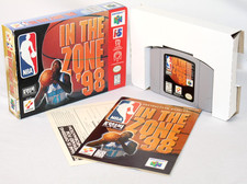 NBA In The Zone '98 N64 Complete CIB! Very Good Condition w/ RARE Reg Card!