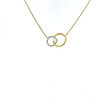 Collana Marco Bicego Jaipur Link - Oro giallo 18 kt con diamante 0,14 ct