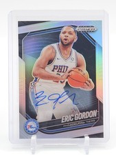ERIC GORDON 2024-25 PANINI PRIZM BLACK SILVER AUTO #188 76ERS BASKETBALL A Q5722