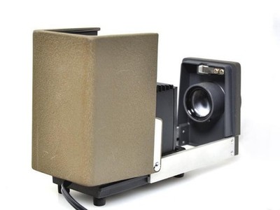 Minolta Mini 35 II Compact 35mm Slide Projector with Rokkor 75/2.5