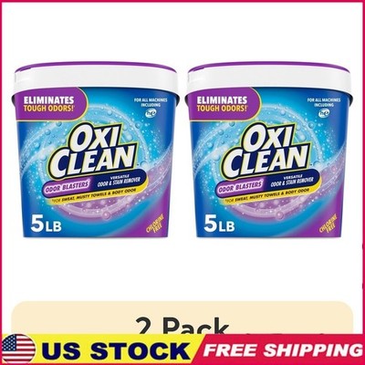 Oxygen Stain Odor Remover Powder Laundry Booster Multi Surface Cleaner 5lb New