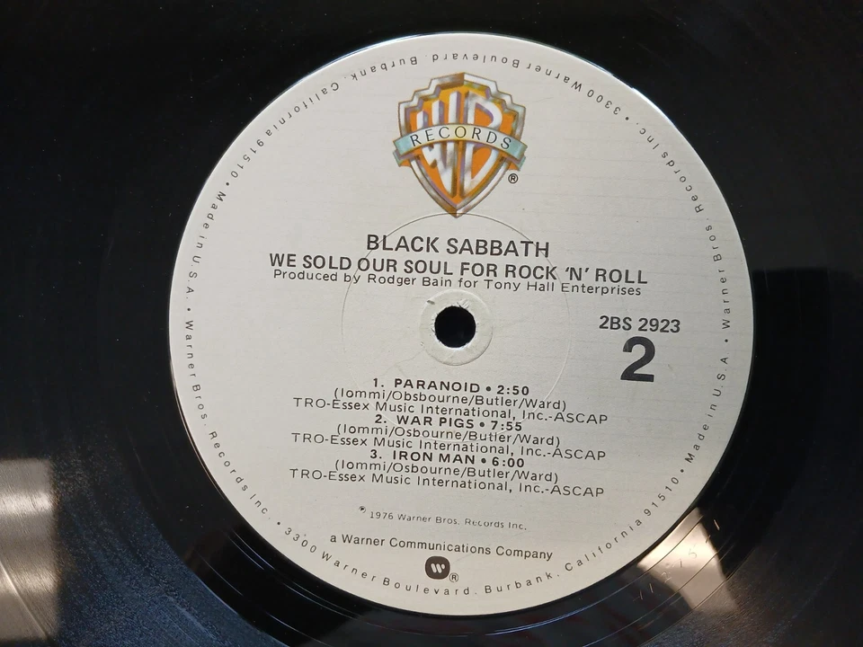BLACK SABBATH  We Sold Our Soul for Rock 'n' Roll  VG++/NM (2 LPs) Ozzy Osbourne Foto 4 de 4